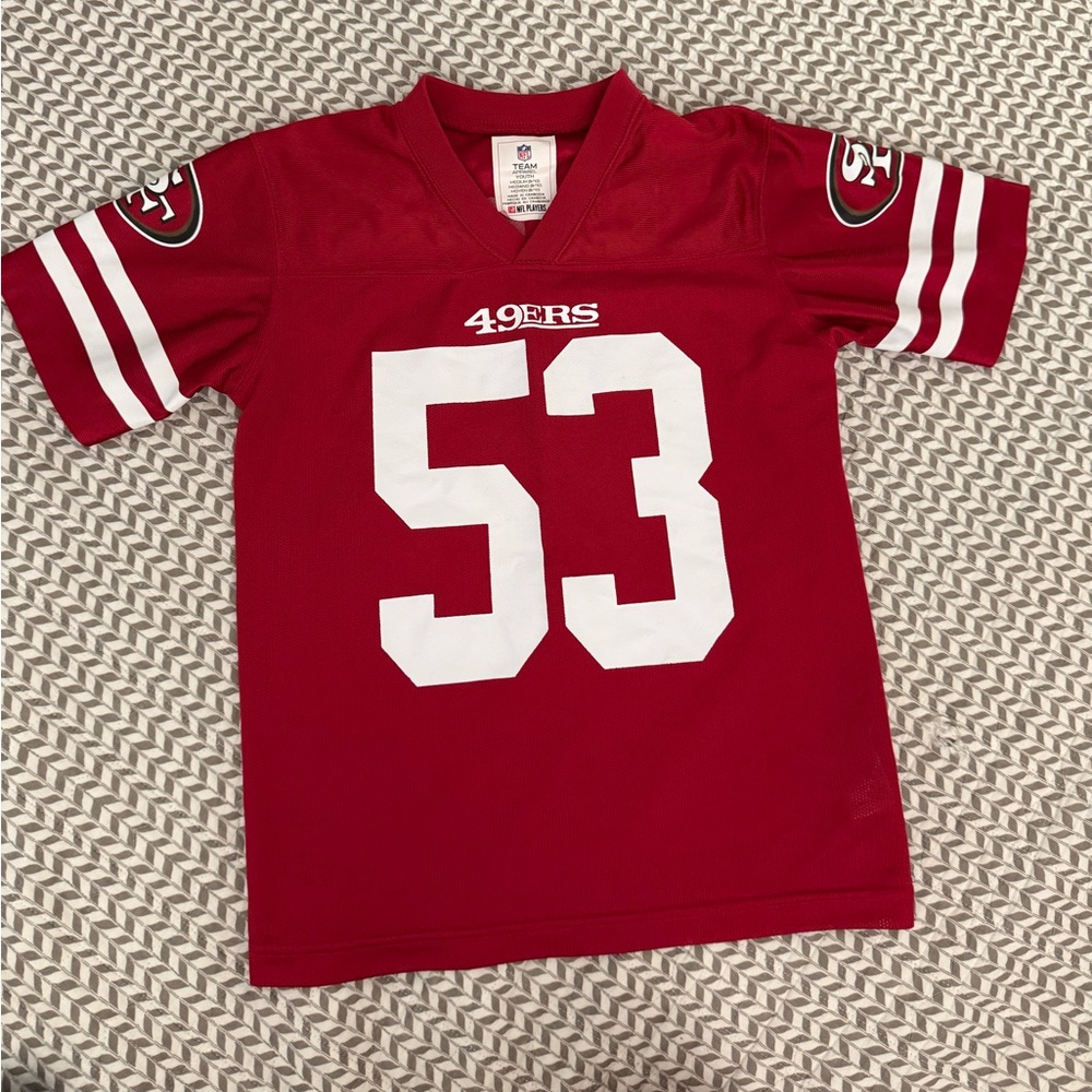 Youth 49ers Red Jersey Top